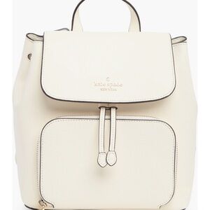 Kate Spade Cream Leather Backpack